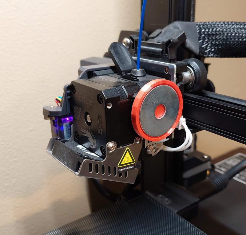 Ender 3 S1 Printer Head Magnetic Mount