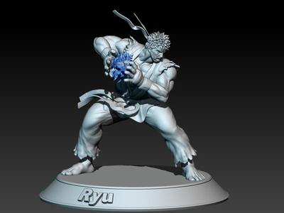 Street Fighter Ryu - Hadouken preparation