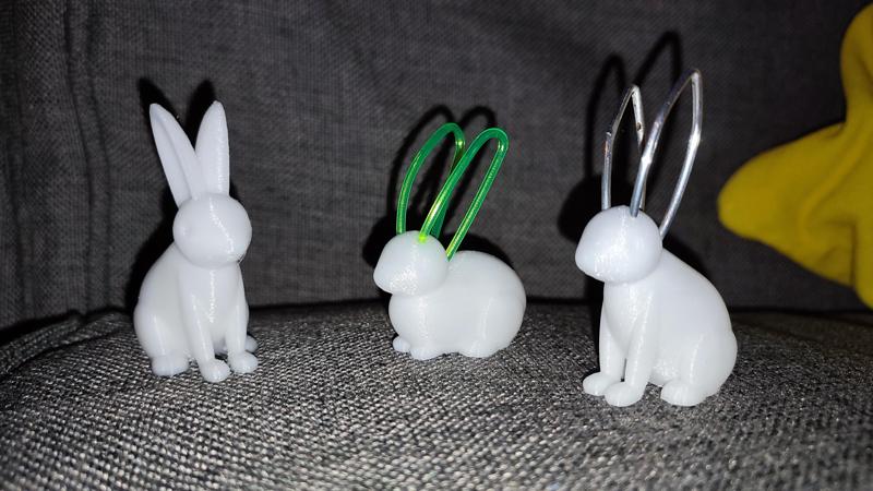 !!!New!!! sitting Creality Rabbit with filament ears