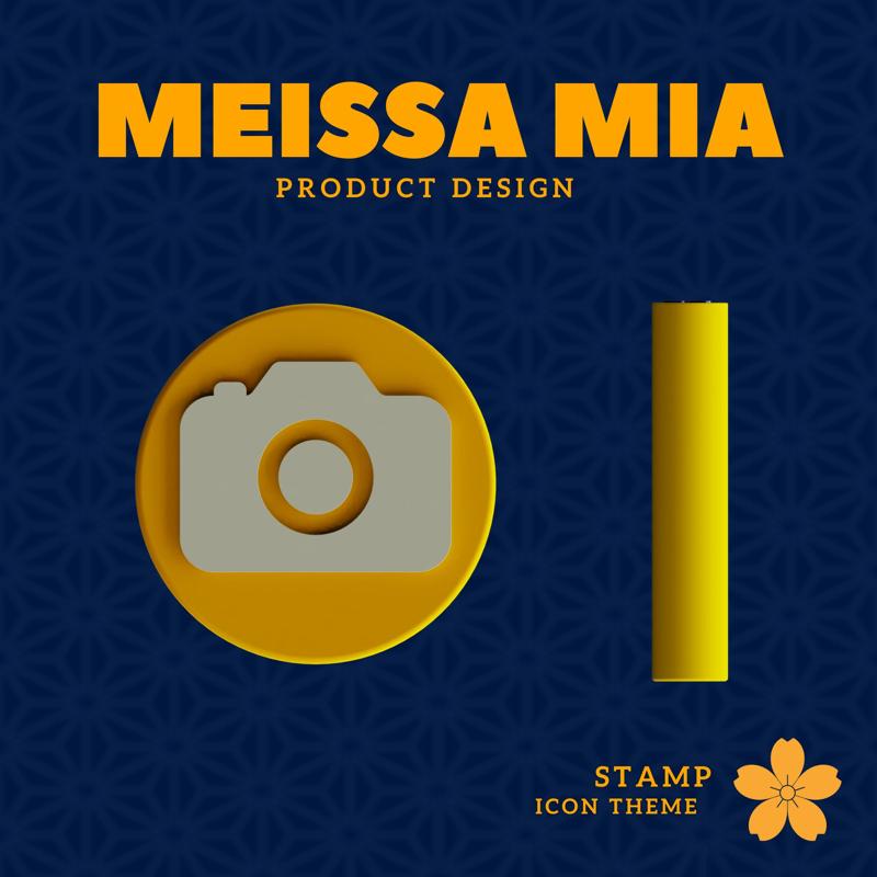 Vintage Camera Stamp – Digital 3D Print File for Memory Makers & Stationerycore Fans
