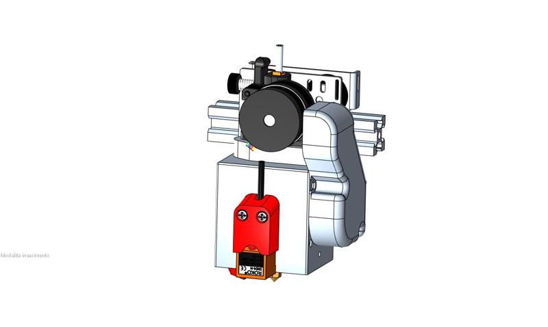 Orbiter V2.0 Mount for direct drive ZONESTAR Z9M4 with cooling duct for motor NEMA14