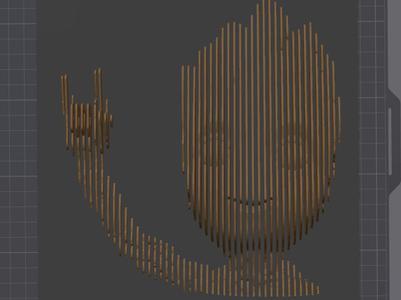 Marvel Groot Heavy Metal Sliced Schichtmodell