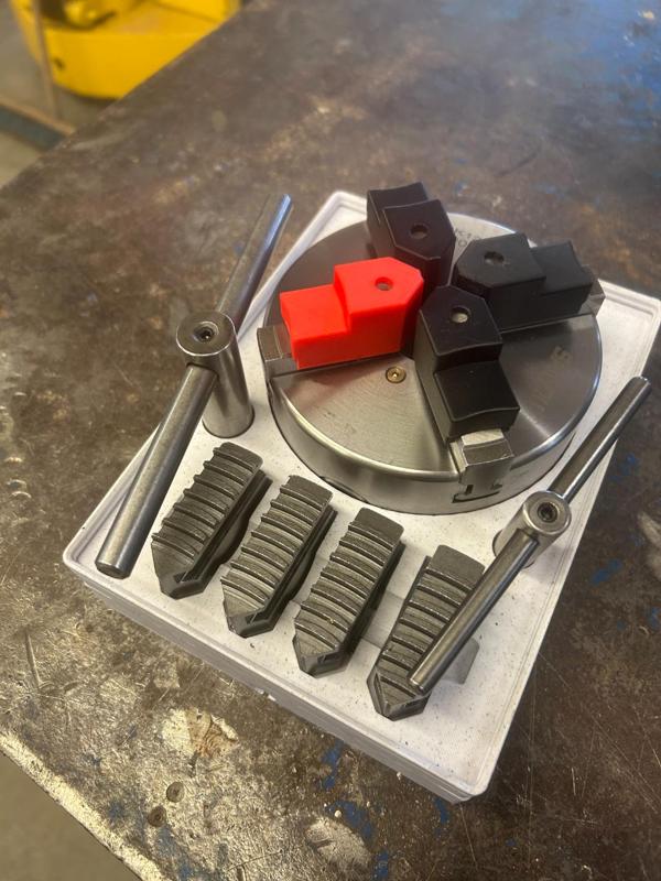 soft jaw for 125mm chuck 8''x16'' mini lathe model 210