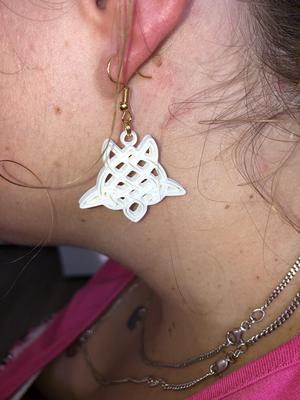 Celtic turtle earrings (2.0)