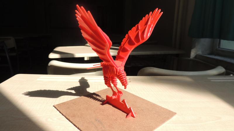 3D Puzzle : RED EAGLE
