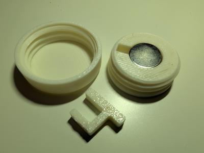 Skadis Magnet Puck  using 20x3mm or 15x4mm magnets
