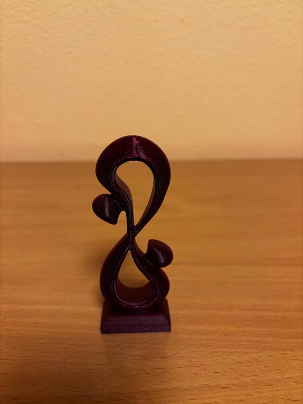 Modern art love statue