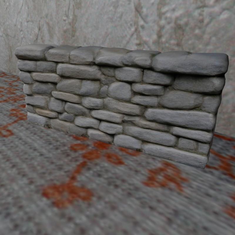 DND 28mm Flat Stone Wall NOsupport FDM READY Fastprint