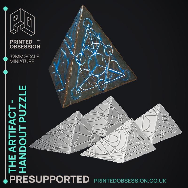 The Artifact - Prop - The Wondering Desert -  PRESUPPORTED - Illustrated and Stats - 32mm scale