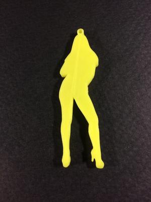 Beautiful Girl Keychain or Pendant