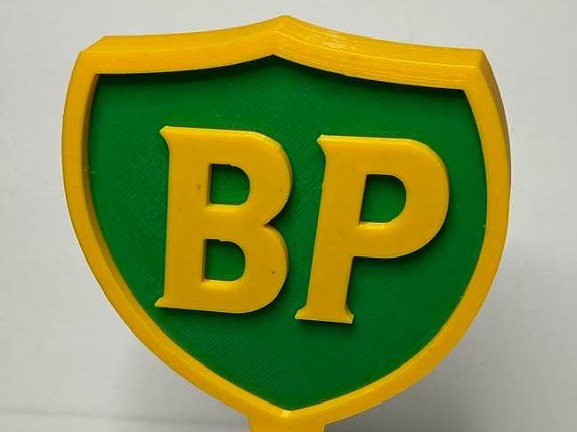 BP oil company display