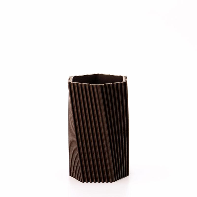 HEXAGON PENCIL HOLDER/BRUSH POT (textured)