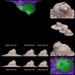 kitten head in water