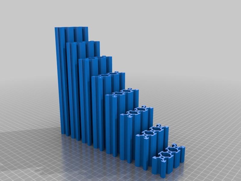 CNC / 3D Printer Parts - 2060 V Slot Linear Profile - 25mm - 200mm