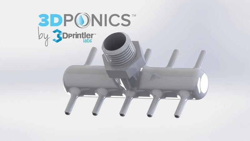Pump Connector - 3Dponics Vertical Garden