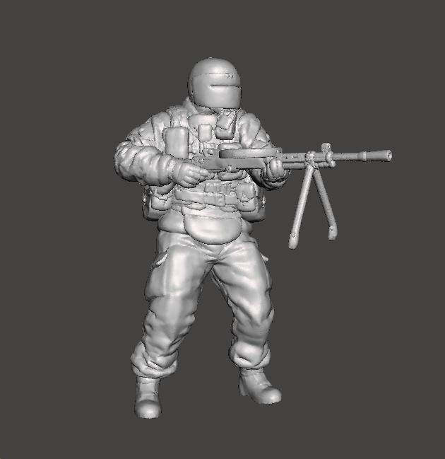 TACHANKA OPERATOR MINIATURE MODEL FOR SCIFI OR WARGAMES RPG DND