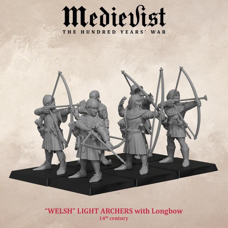"Welsh" light archers with longbow