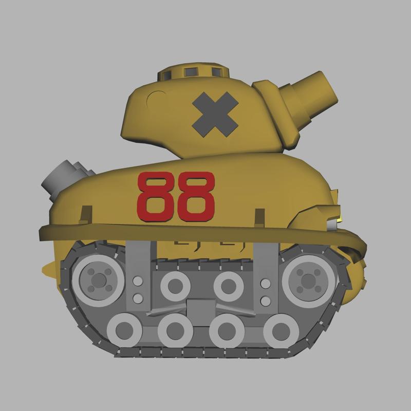 Di-Cokka - Metal Slug - 3d model to print