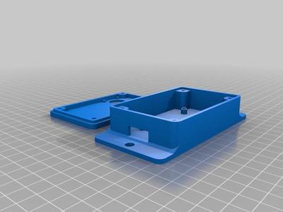 Nodemcu v3 wall mount case with HC-SR04