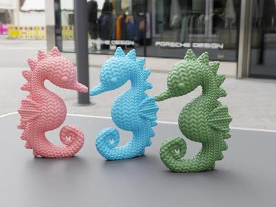 Knitted Adorable Little Seahorse