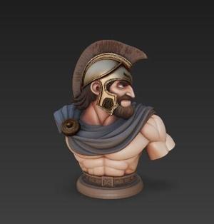 Spartan bust