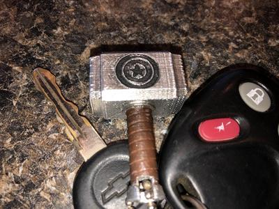 Captain America Mjolnir Keychain