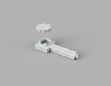 Refillable shower head