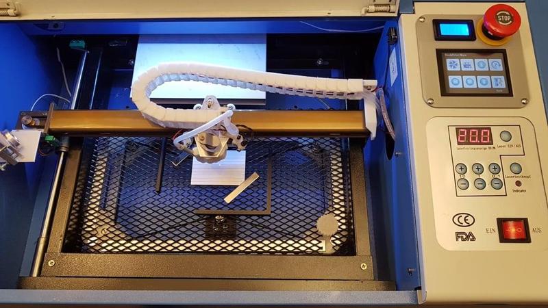 Motorized Z-Adjustable Bed for K40 Chinese Laser