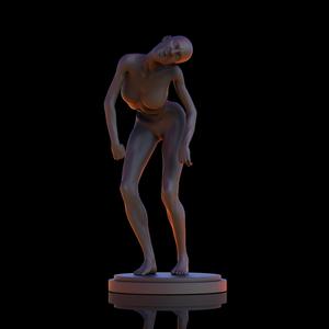 Horror Female Dynamic Pose