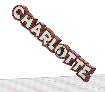 Led lamp Charlotte TOTORO