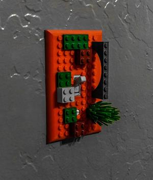 Lego Compatible Light Switch and Outlet Plates -- Standard and Decora