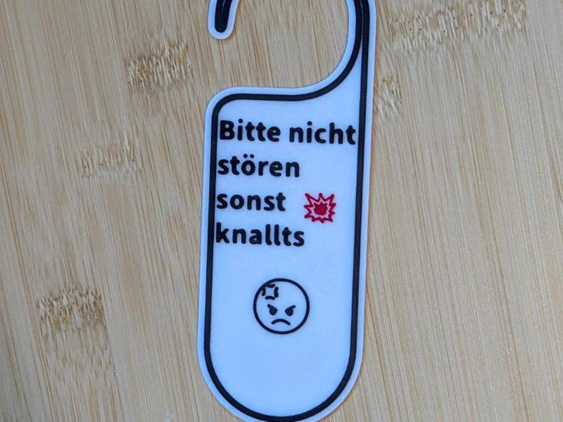 Do Not Disturb Door Hanger