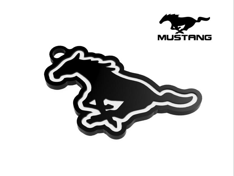 Mustang Keychain