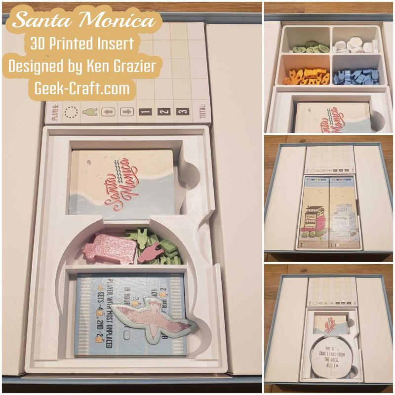 Santa Monica Board Game Insert