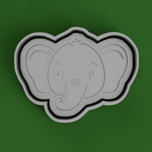 elephant cutter + elephant stamp / elephant cutter + stamp