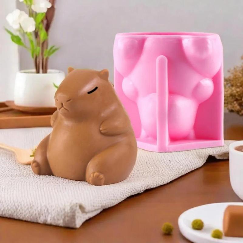 Capibara ice cream mold, chocolate