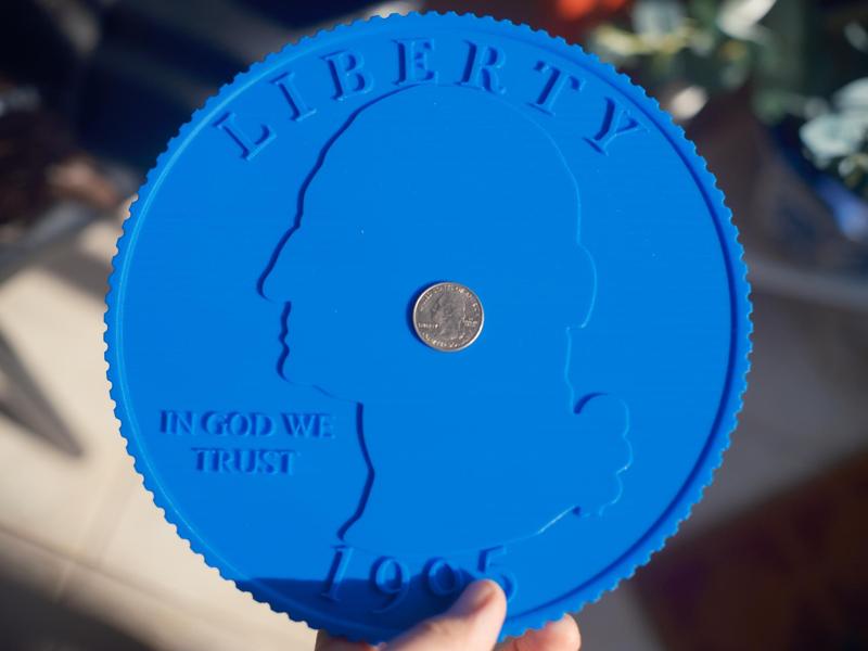 Giant Heads or Tails Coin