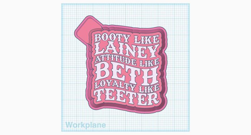 Booty Like Lainey Freshie Mold