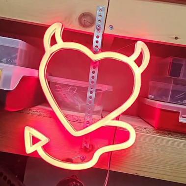 NEON DEVIL HEART