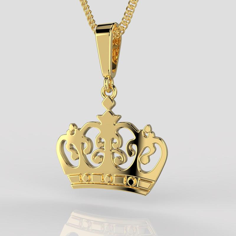 Jewelry pendant The Crown - Printable  STL