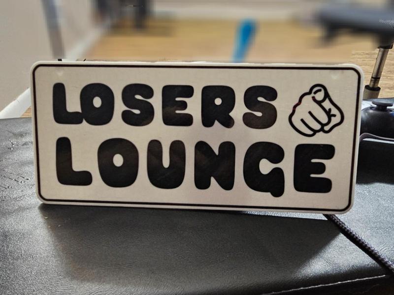 Losers Lounge sign