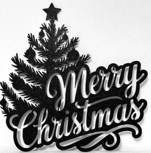 Merry christmas - wall 