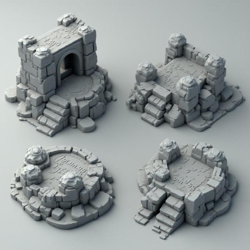 Ruined Temple Set - BuildWorlds