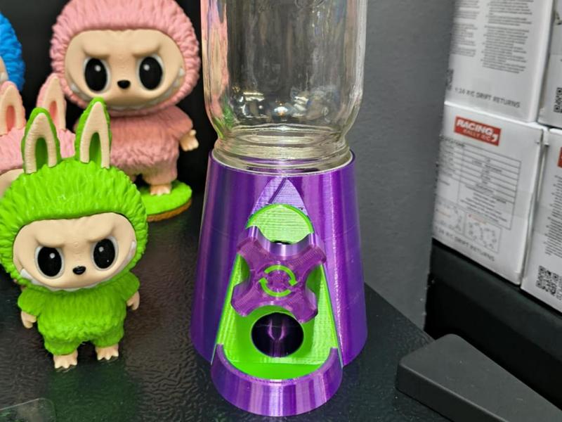 Custom Mason Jar Candy Dispenser