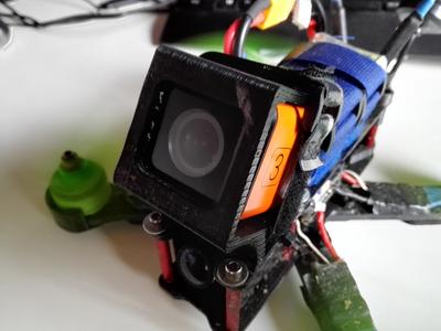 Action Cam mount for racing drone