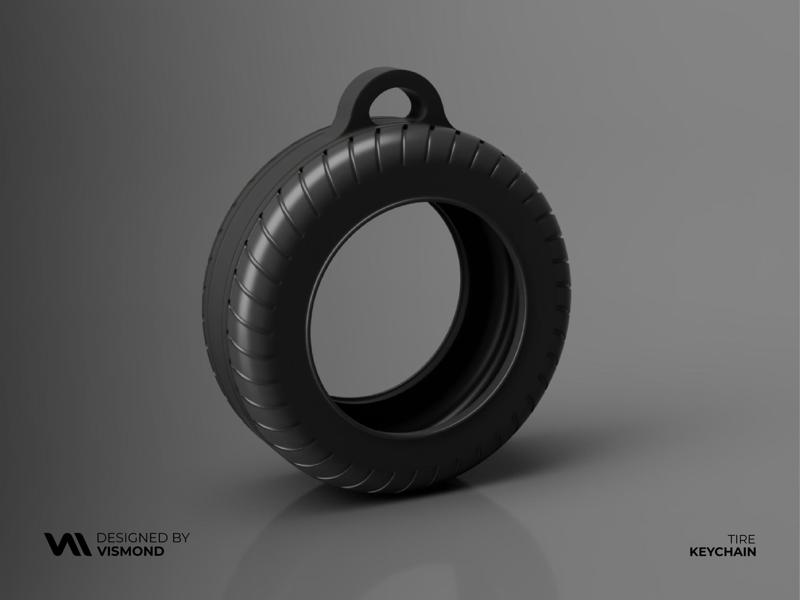 Tire Keychain