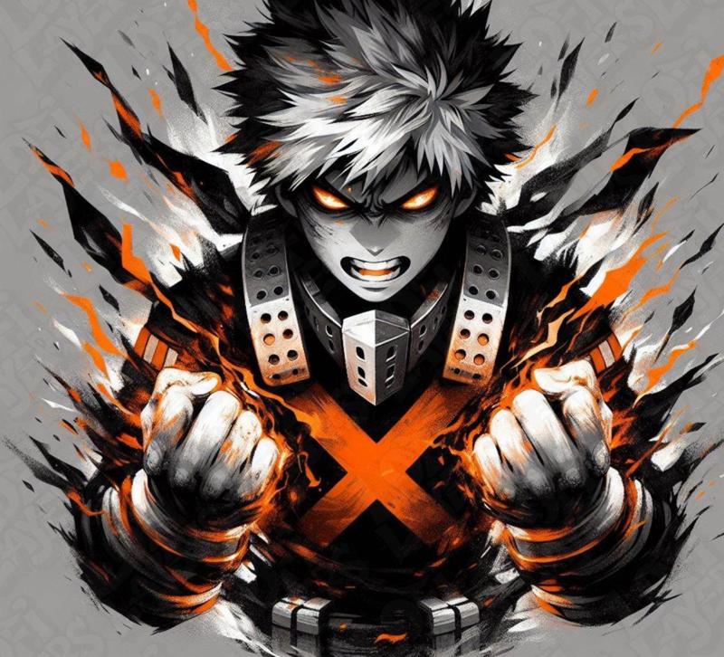 Katsuki "Dynamight" Bakugo Hueforge