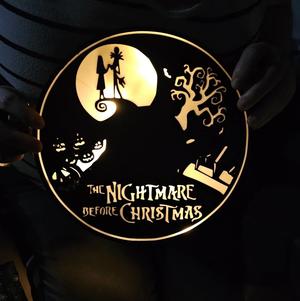 THE NIGHTMARE BEFORE CHRISTMAS LIGHTBOX