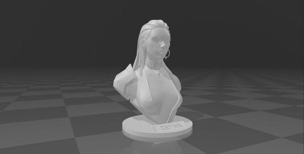Valorant Reyna bust for 3D printing
