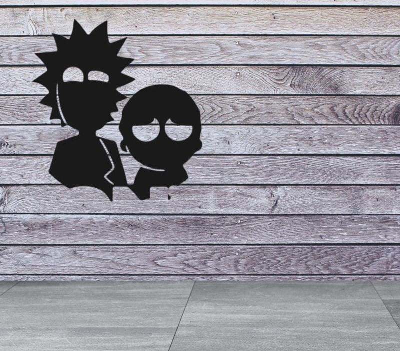RICK AND MORTY WALL DECORATION